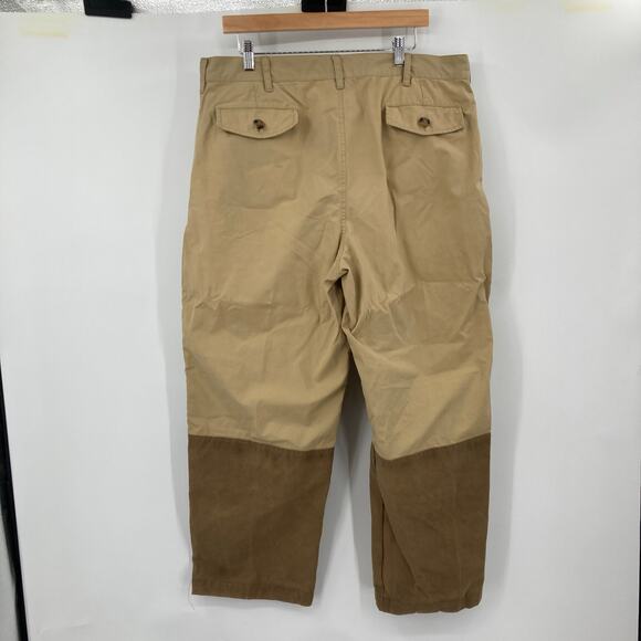 McAlister Upland Briar Field Khaki Cotton Wax Canvas Hunting Pants Mens 40x25 - Picture 2 of 12